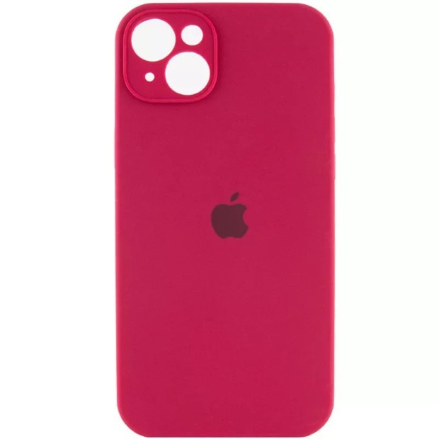 Силикон Original RoundCam Case Apple iPhone 14 Plus (24) Camelia
