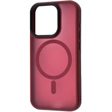 Чехол WAVE Matte Insane Case with MagSafe iPhone 15 Pro Max (Dark Red)