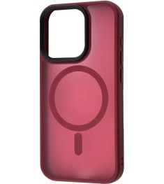 Чехол WAVE Matte Insane Case with MagSafe iPhone 15 Pro Max (Dark Red)