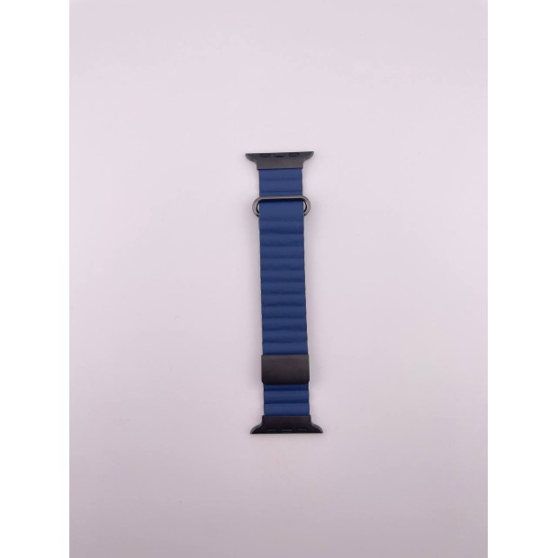 Ремешок Apple Watch Color Leather 42 / 44 / 45 / 49 mm (Blue)