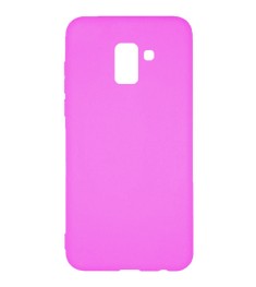 Силикон Multicolor Samsung A6 (2018) A600 (розовый)