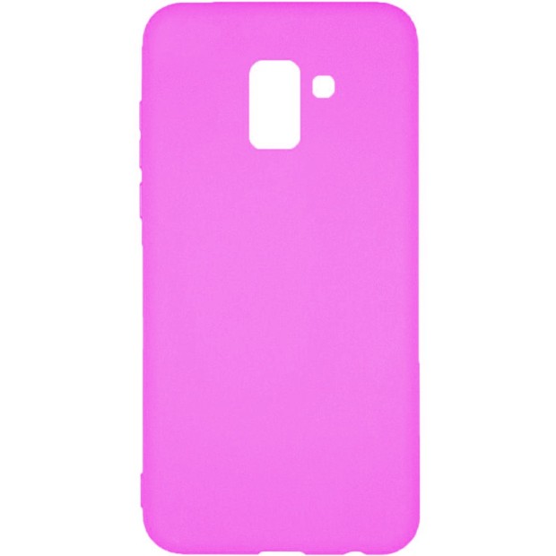 Силиконовый чехол Multicolor Samsung A6 (2018) A600 (розовый)