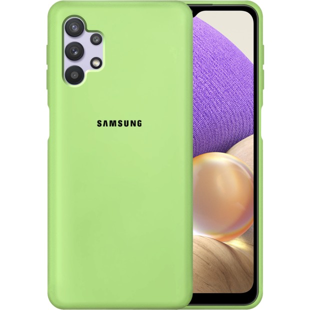 Силикон Original Case Samsung Galaxy A32 (2021) (Зелёный)