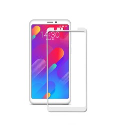 Защитное стекло 3D Meizu M8 / M8 Lite White