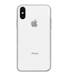 Силиконовый чехол Zefir Case Apple iPhone X / XS (Белый)