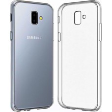 Силиконовый чехол WS Samsung Galaxy J6 Plus (2018) J610 (прозрачный)