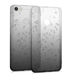Силикон Rain Gradient Xiaomi Redmi Note 5a (Чёрно-серый)