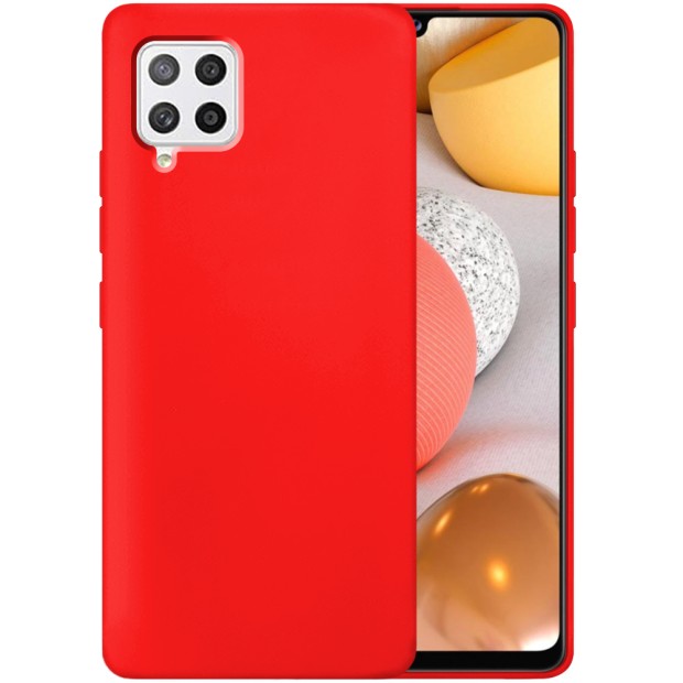 Силикон Original 360 Case Samsung Galaxy A42 (Красный)