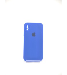 Силикон Original Square RoundCam Case Apple iPhone X / XS (48) Ultramarine