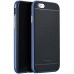 Силиконовый чехол iPaky Carbon Case Apple iPhone 6 Plus / 6s Plus (Синий)