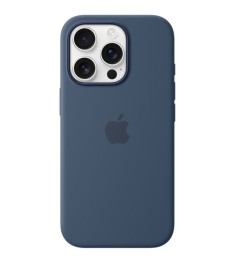 Чехол Silicone Case with MagSafe Apple iPhone 16 Pro (Denim)