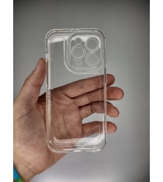 Чехол силиконовый Diamond Apple iPhone 14 Pro (Прозрачный)