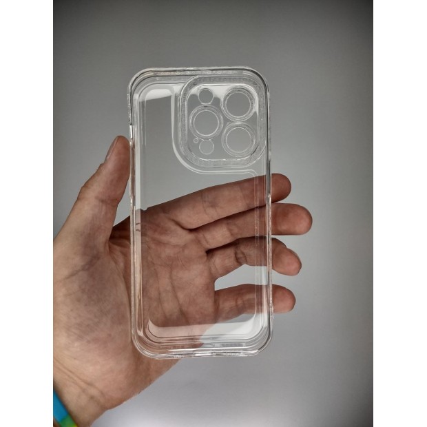 Чехол силиконовый Diamond Apple iPhone 14 Pro (Прозрачный)