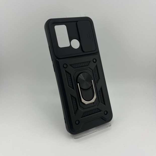 Бронь-чехол Ring Serge Armor ShutCam Case Xiaomi Poco C40 (Чёрный)