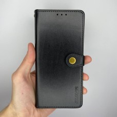Чехол-книжка Leather Book Getman Xiaomi Poco M5 (Чёрный)