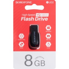 USB флеш-накопитель Borofone Drive UD2 8Gb (Чёрный)