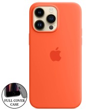 Силикон Original Round Case Apple iPhone 14 Pro Max (11) Peach