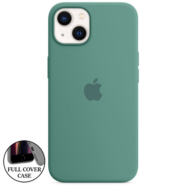 Силикон Original Round Case Apple iPhone 13 (55) Blackish Green