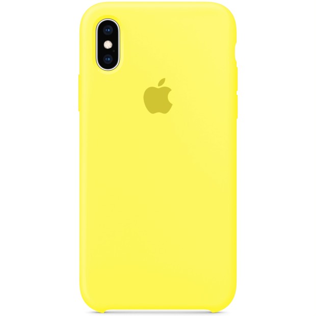 Силиконовый чехол Original Case Apple iPhone XS Max (47) Lemonade