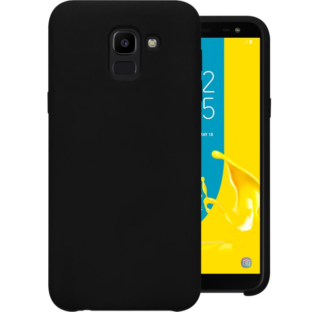 Силиконовый чехол Original Case Samsung Galaxy J6 (2018) J600 (Чёрный)