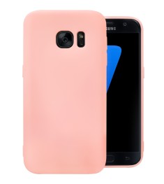 Силиконовый чехол iNavi Color Samsung Galaxy S7 (Розовый)