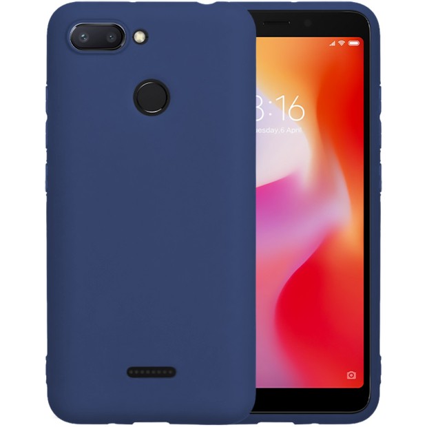 Силиконовый чехол iNavi Color Xiaomi Redmi 6 (тёмно-синий)