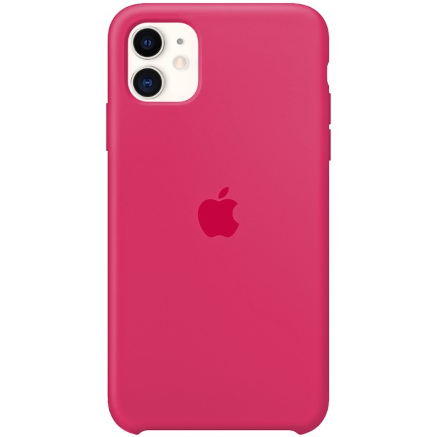 Чехол Silicone Case Apple iPhone 11 (Pomegranate)