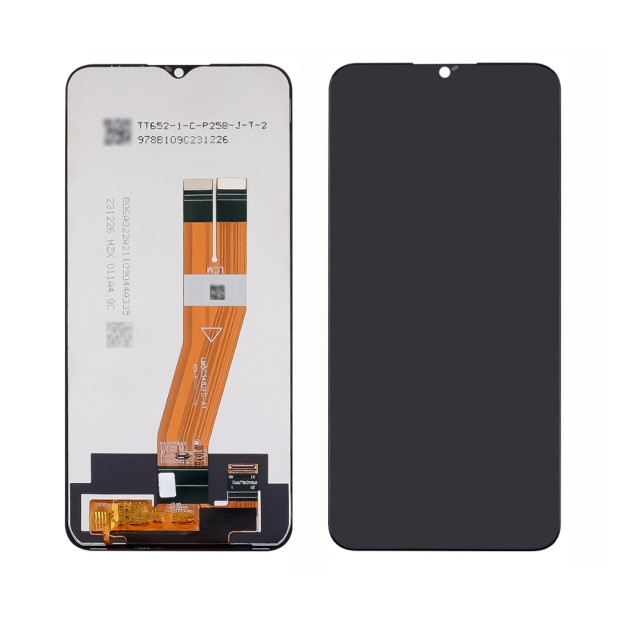 Дисплей для Samsung A025/ A035/ A037 Galaxy A02S/ A03/ A03S с чёрным тачскрином Service Pack