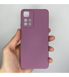 Силикон Original 360 ShutCam Case Xiaomi Redmi Note 11 Pro Plus 5G (Светло-сирен..