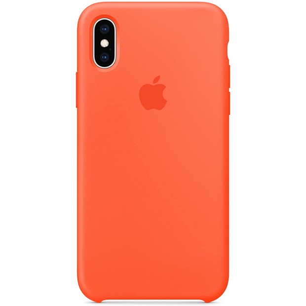 Чехол Silicone Case Apple iPhone X / XS (Nectraine)