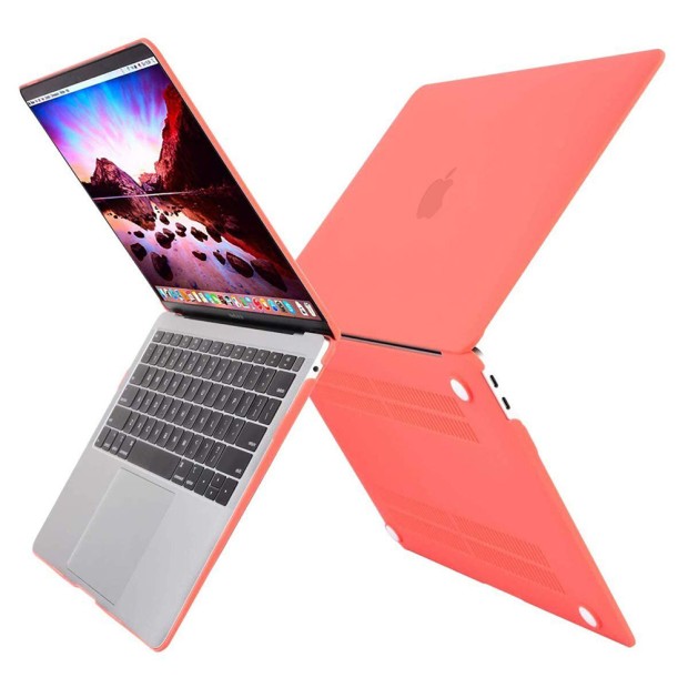 Чехол-накладка Apple Macbook 15.4 Pro 2020 (Coral orange)