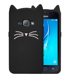 Силикон Kitty Case Samsung Galaxy J1 (2016) J120 (Чёрный)