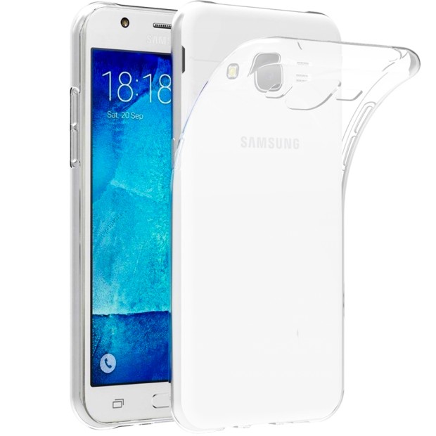 Силиконовый чехол WS Samsung Galaxy J7 (2015) J700 J705 Neo (Белый матовый)