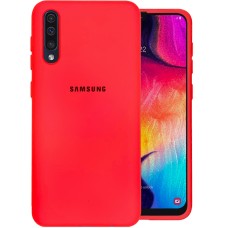 Силиконовый чехол Original Case (HQ) Samsung Galaxy A30s / A50 / A50s (2019) (Красный)