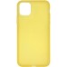 Силикон TPU Latex Apple iPhone 11 (Желтый)