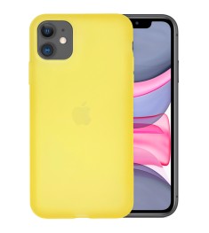 Силикон TPU Latex Apple iPhone 11 (Желтый)