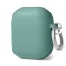 Чехол для наушников Full Silicone Case with Microfiber Apple AirPods (55) Blackish Green