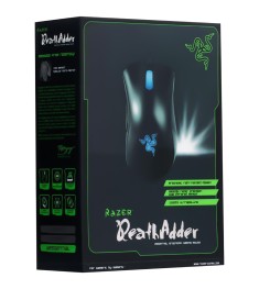 мышь проводная USB Razer DeathAdder (Чёрно-синий)