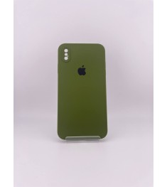Силикон Original Square RoundCam Case Apple iPhone XS Max (46) Deep Green