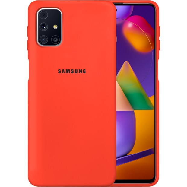 Силікон Original 360 Case Logo Samsung Galaxy M31S (2020) (Вогненний)