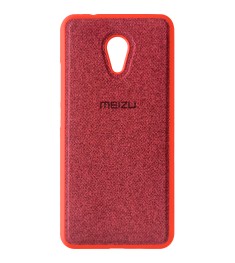 Силікон Textile Meizu M5s (Червоний)