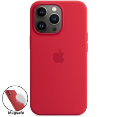 Силикон Original MagSafe Case Apple iPhone 13 Pro (Red)