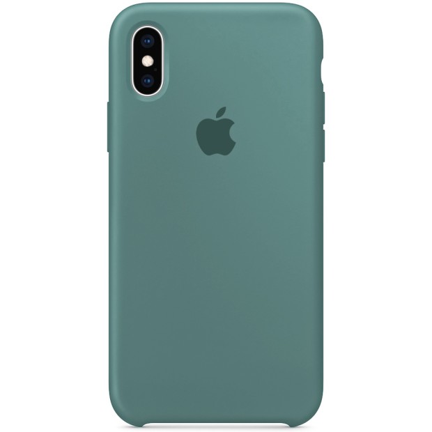 Силикон Original Case Apple iPhone XS Max (55) Blackish Green