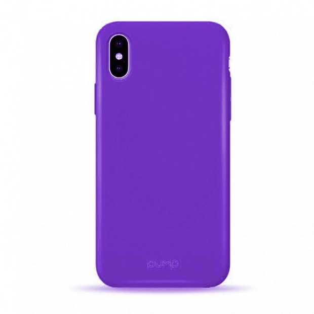 Силиконовый чехол Pump Acid Apple iPhone X / XS (фиолетовый)