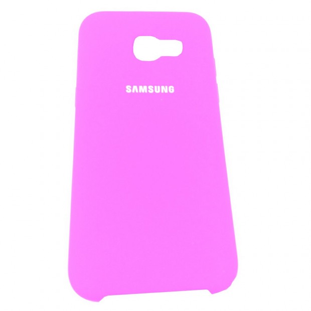 Силиконовый чехол Original Case Samsung Galaxy A5 (2017) A520 (Розовый)