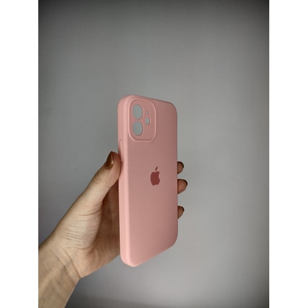 Силикон Original RoundCam Case Apple iPhone 12 (14) Pink