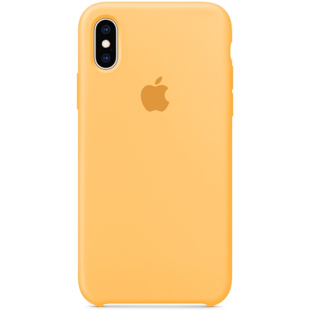 Силиконовый чехол Original Case Apple iPhone XS Max (13) Yellow