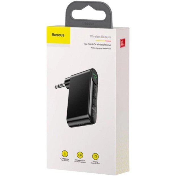 USB-адаптер Bluetooth Ресивер Baseus BSBA-02 USB3.0 - 3.5mm (Чёрный) WXQY010001