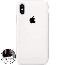 Силикон Original Round Case Apple iPhone XS Max (41) Hard White