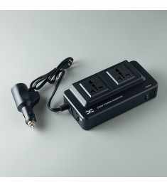 Автомобільний інвертор DC XC-37 200W (2EU  /  2USB  /  PD) (Чорний) D
